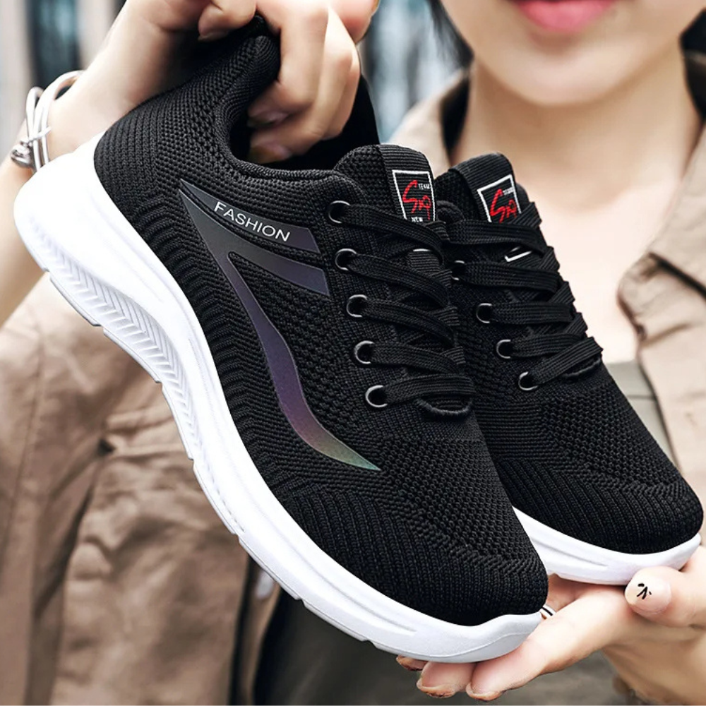 Sporty Orthopedic Women's Walking Shoes - FitWalk
