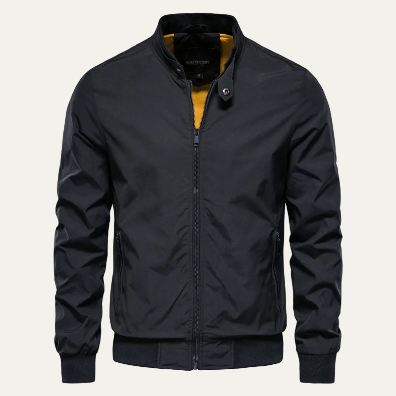 Men’s Lightweight Stand Collar Bomber Jacket