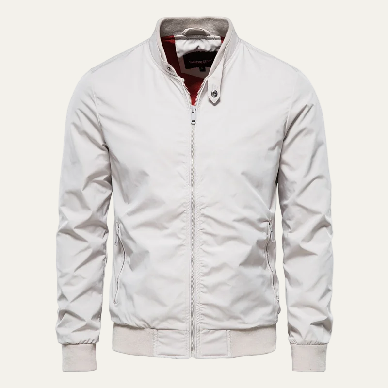 Men’s Lightweight Stand Collar Bomber Jacket