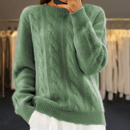 Warm Women's Winter Sweater with Unique Design