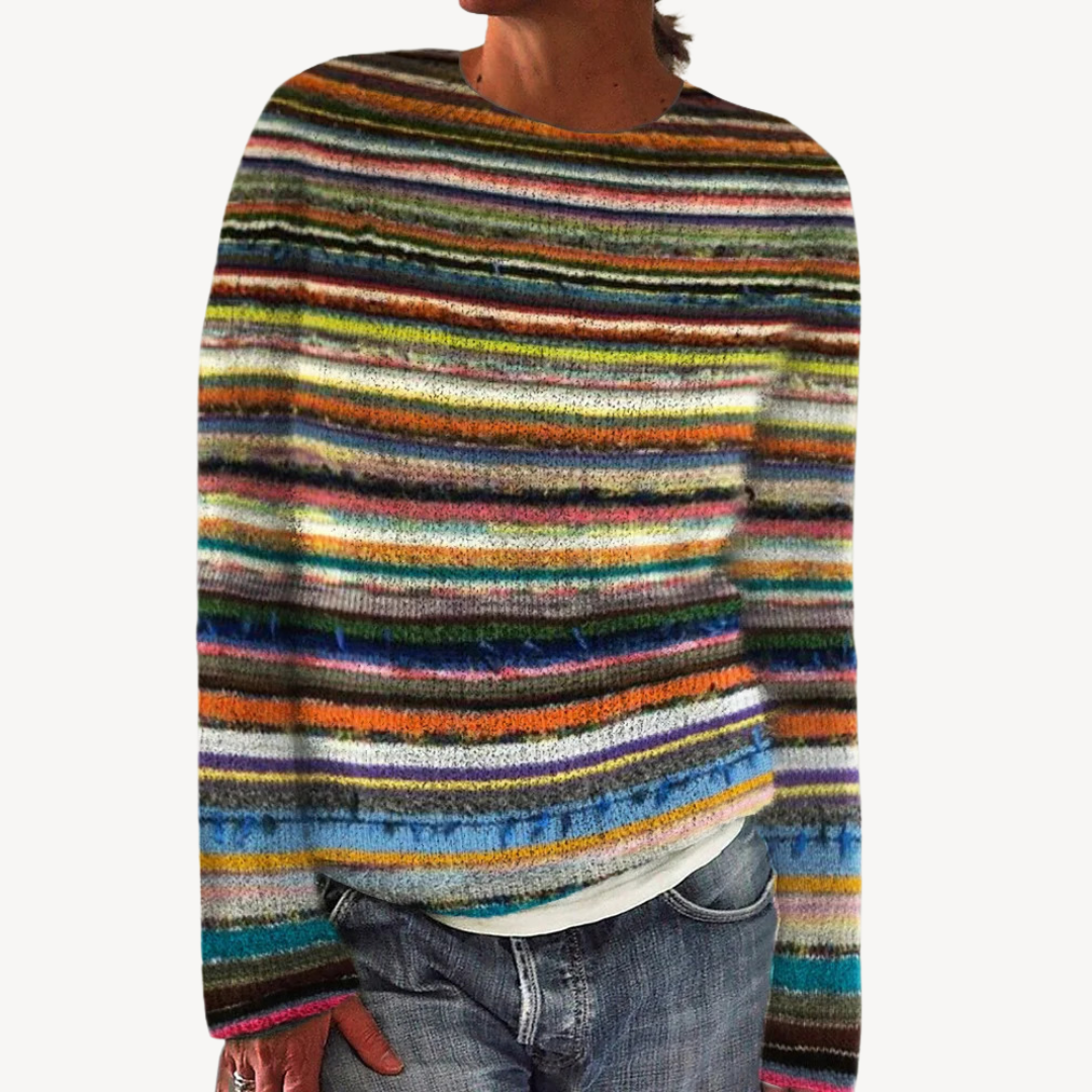 Embroidered Floral Sweater for Women