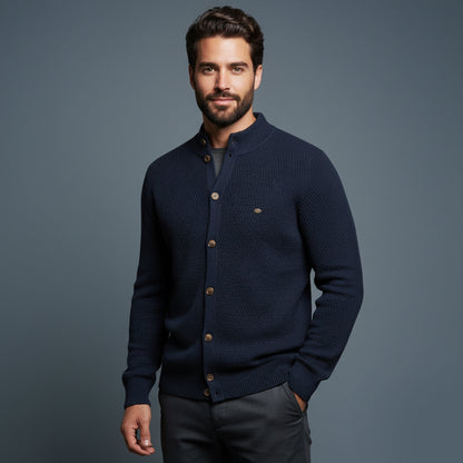 The Caernarfon Men's Casual Button Up Knitted Cardigan