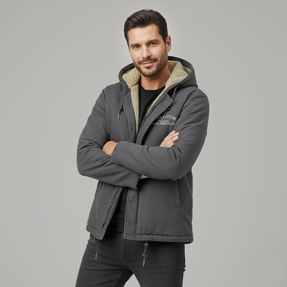 The Aberdeen Men's Warm Waterproof Fleece Lined Padded Winter Jacket