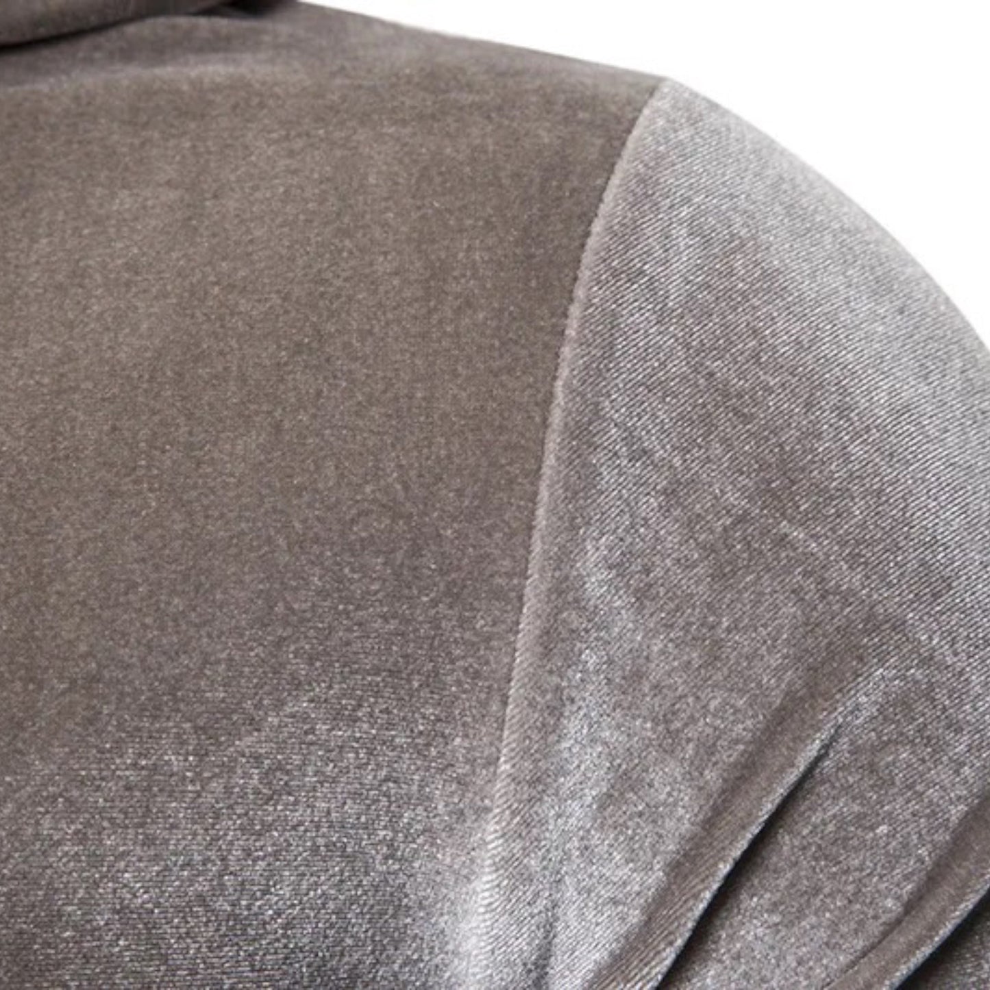 Men’s Velvet Pullover Hoodie with Kangaroo Pocket