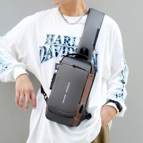 Stylish Anti-Theft Crossbody Bag - Nina