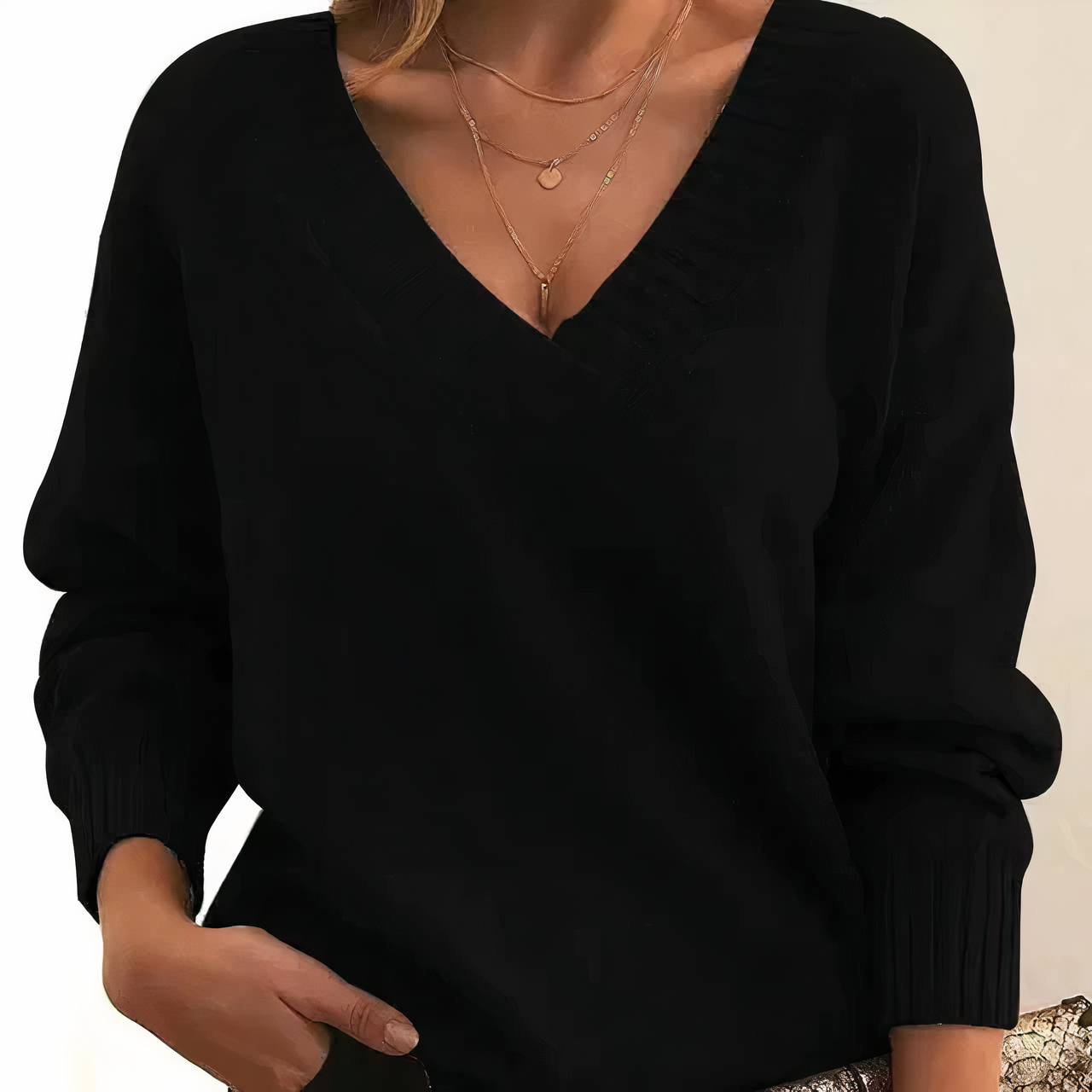 Stylish Cashmere Women's Sweater - Isabella