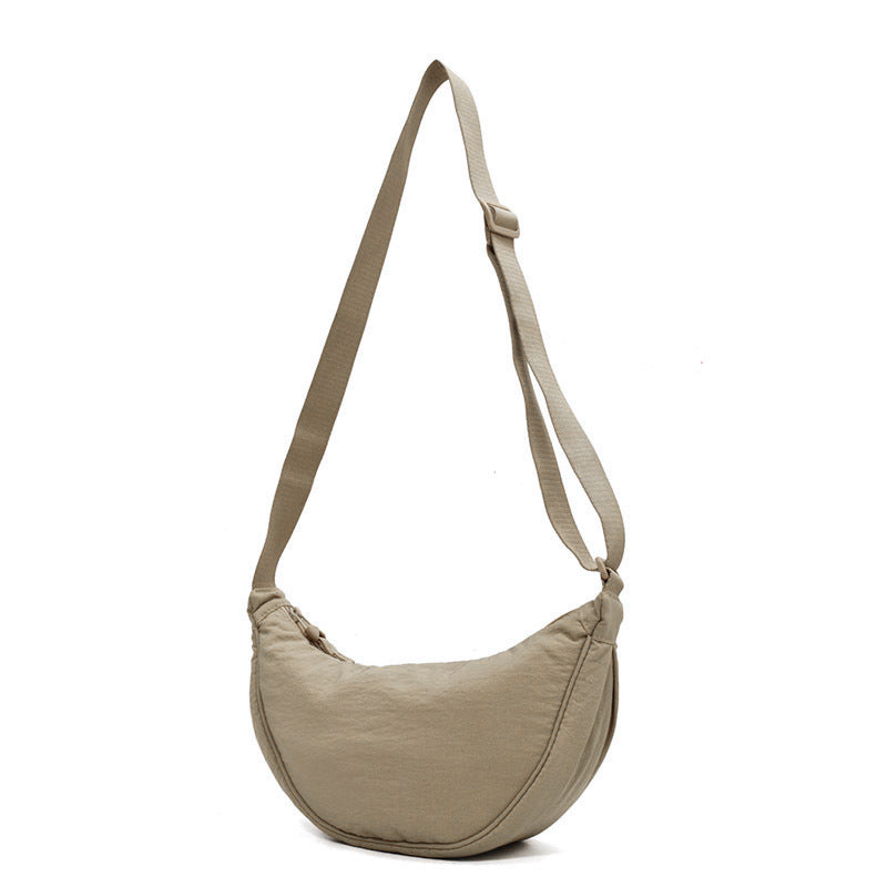 Stylish Half Moon Crossbody Bag - Luna