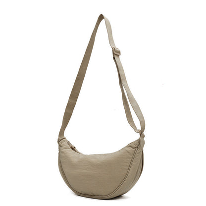 Stylish Half Moon Crossbody Bag - Luna