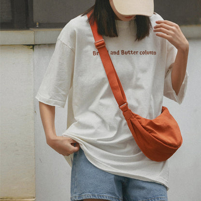 Stylish Half Moon Crossbody Bag - Luna