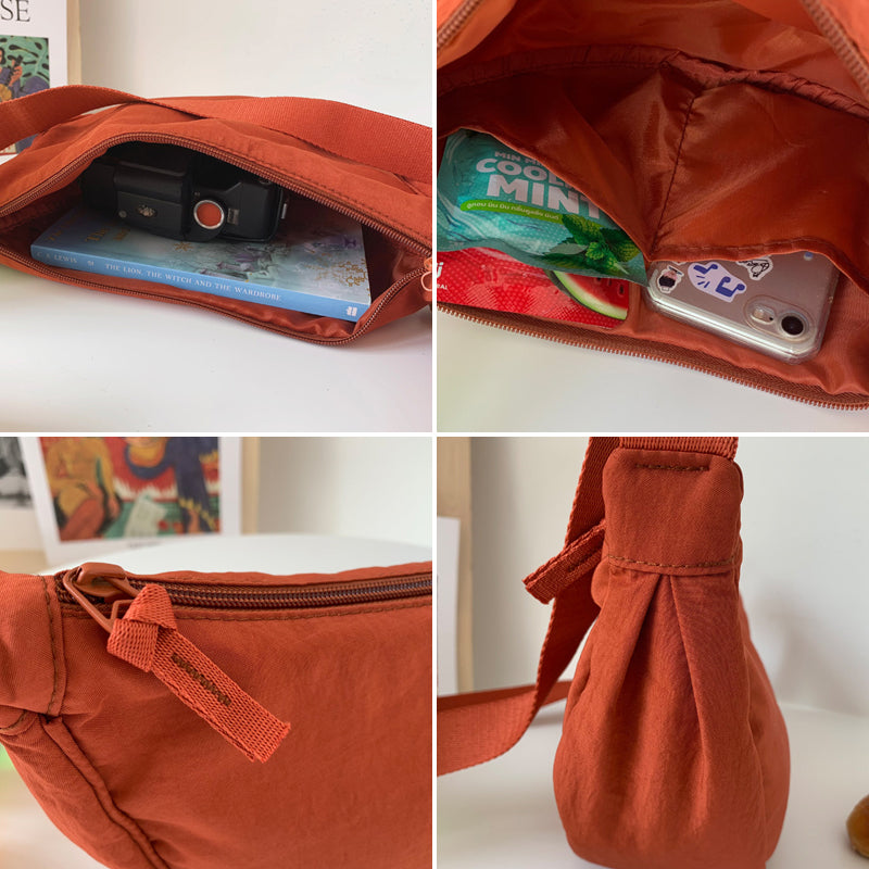 Stylish Half Moon Crossbody Bag - Luna
