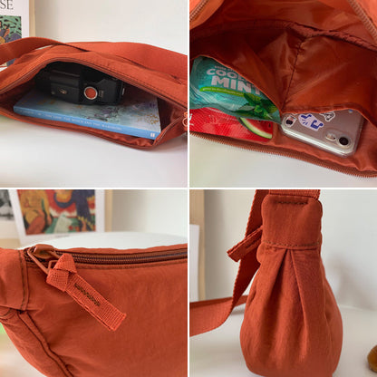 Stylish Half Moon Crossbody Bag - Luna