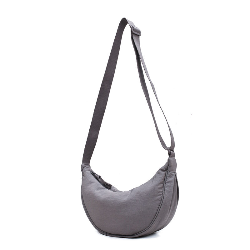 Stylish Half Moon Crossbody Bag - Luna