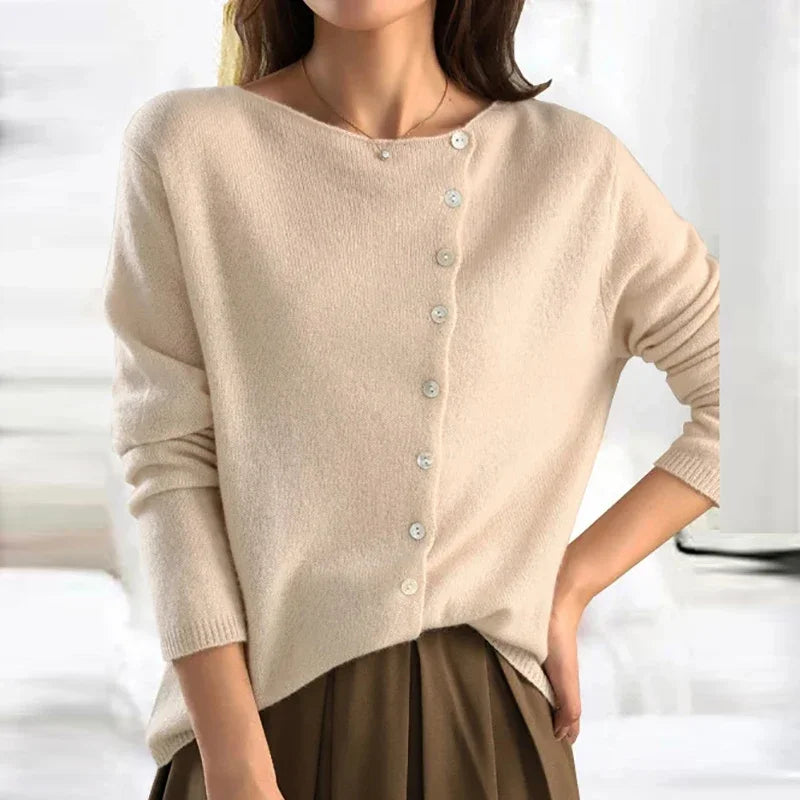 Stylish Knitted Women's Sweater - Isabelle