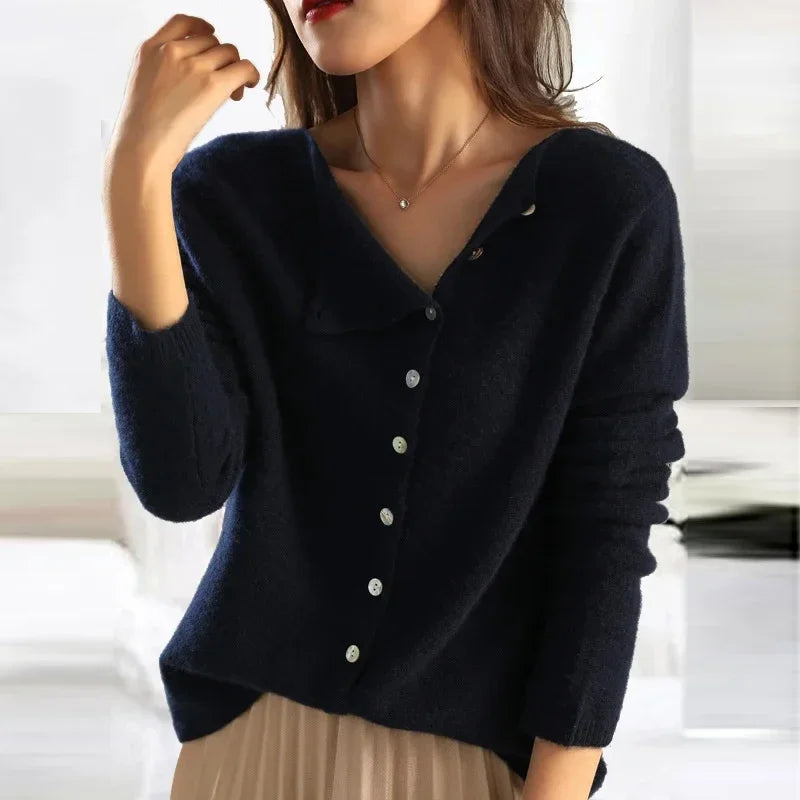 Stylish Knitted Women's Sweater - Isabelle