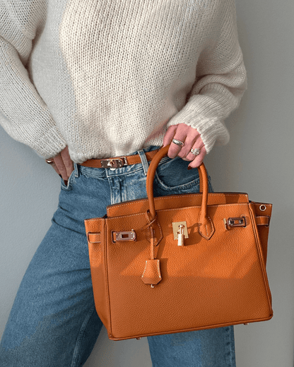 Stylish Leather Handbag - Liana
