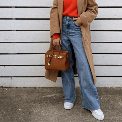 Stylish Leather Handbag - Liana