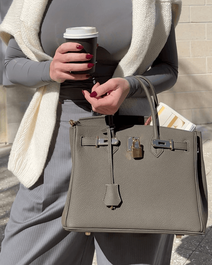 Stylish Leather Handbag - Liana