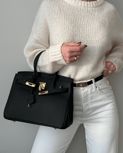 Stylish Leather Handbag - Liana