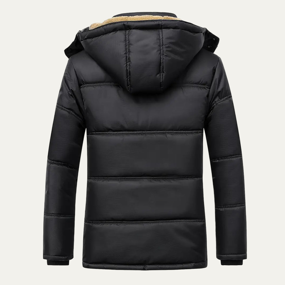 Men’s Heavy Duty Outdoor Fleece Lined Military Parka