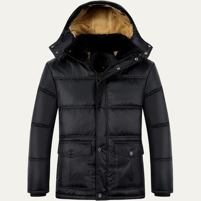 Men’s Heavy Duty Outdoor Fleece Lined Military Parka