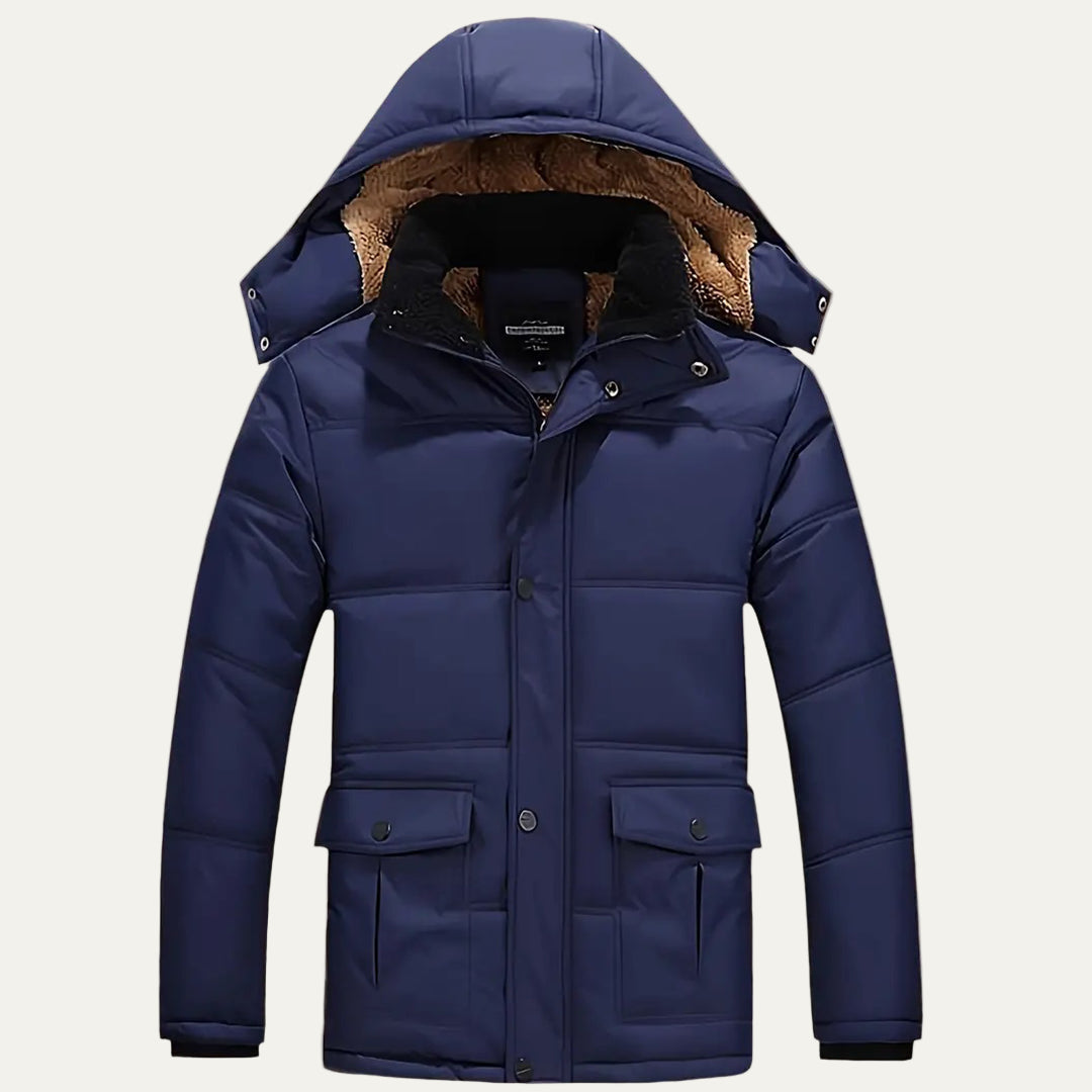 Men’s Heavy Duty Outdoor Fleece Lined Military Parka