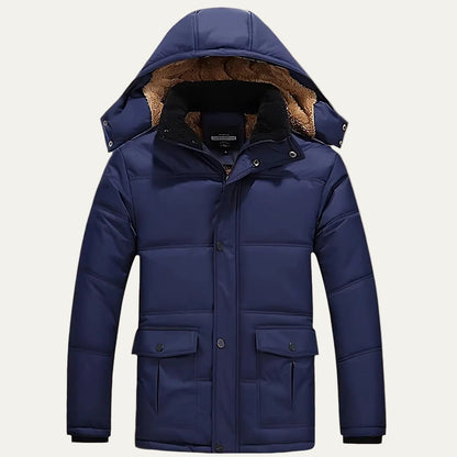 Men’s Heavy Duty Outdoor Fleece Lined Military Parka