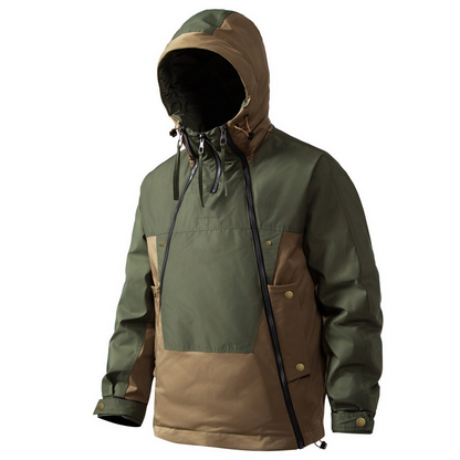 Stylish Men’s Winter Jacket with Dual Zip - NORDON