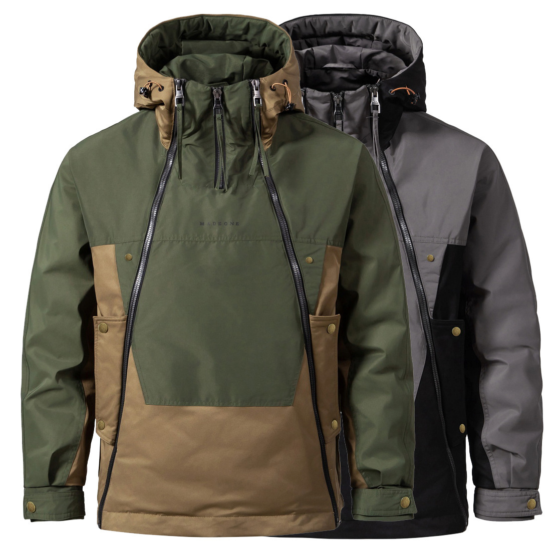 Stylish Men’s Winter Jacket with Dual Zip - NORDON