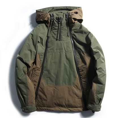 Stylish Men’s Winter Jacket with Dual Zip - NORDON