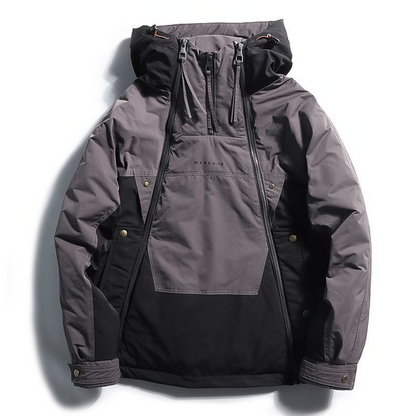 Stylish Men’s Winter Jacket with Dual Zip - NORDON