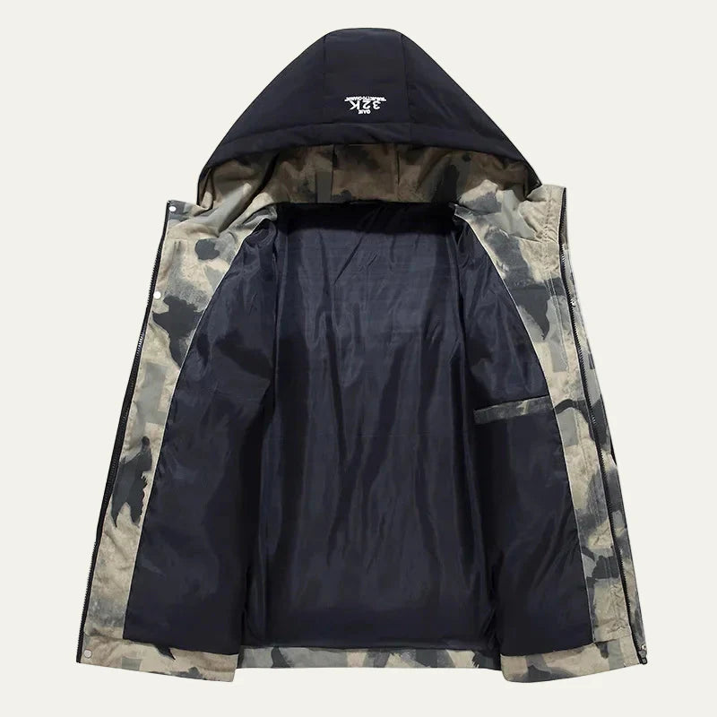 Men’s Modern Winter Hooded Quilted Puffer Jacket