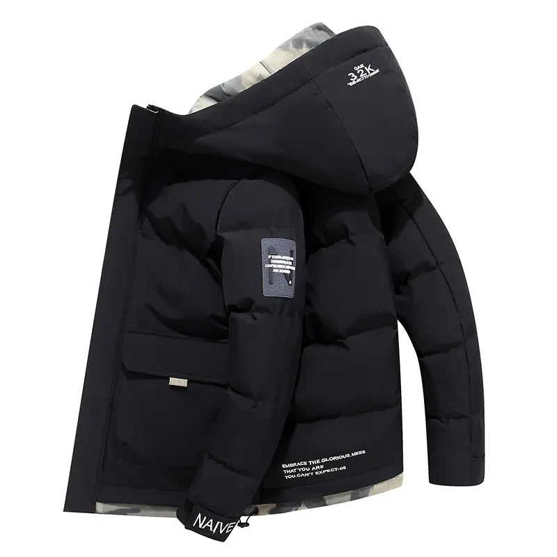 Stylish Quilted Men's Winter Jacket - Milo