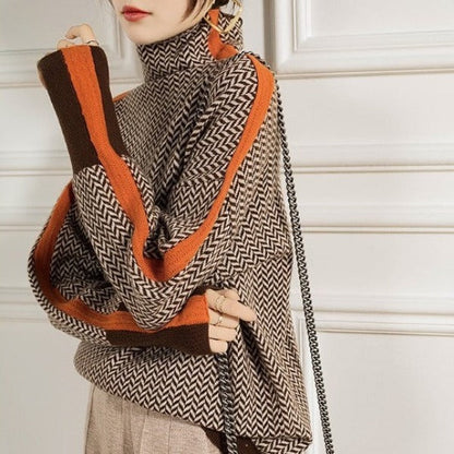 Stylish Striped Women's Sweater - Lena