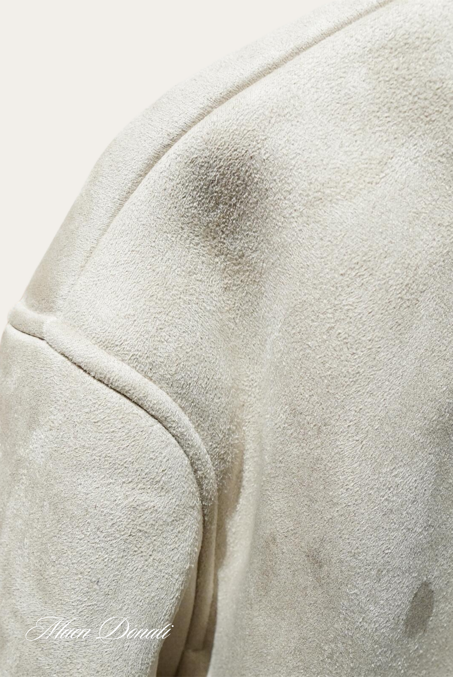 Men’s Bomber Jacket with Faux Shearling Collar