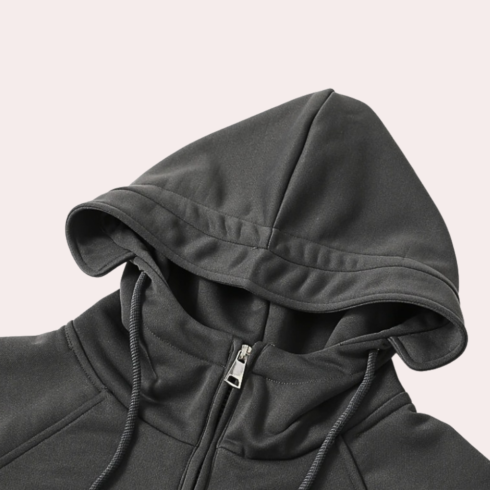 Men’s Rugged Half Zip Utility Hoodie