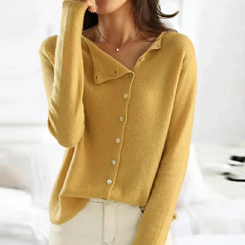 Stylish Women's Knitted Jumper - Leona
