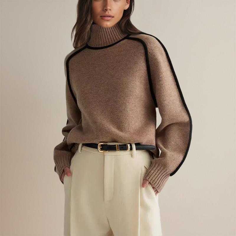 Stylish Women's Turtleneck - Clara