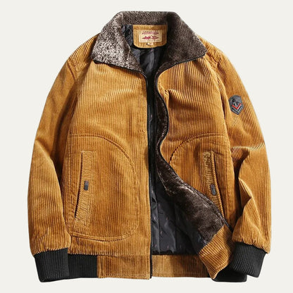Men’s Slim Fit Denim Look Motorcycle Jacket