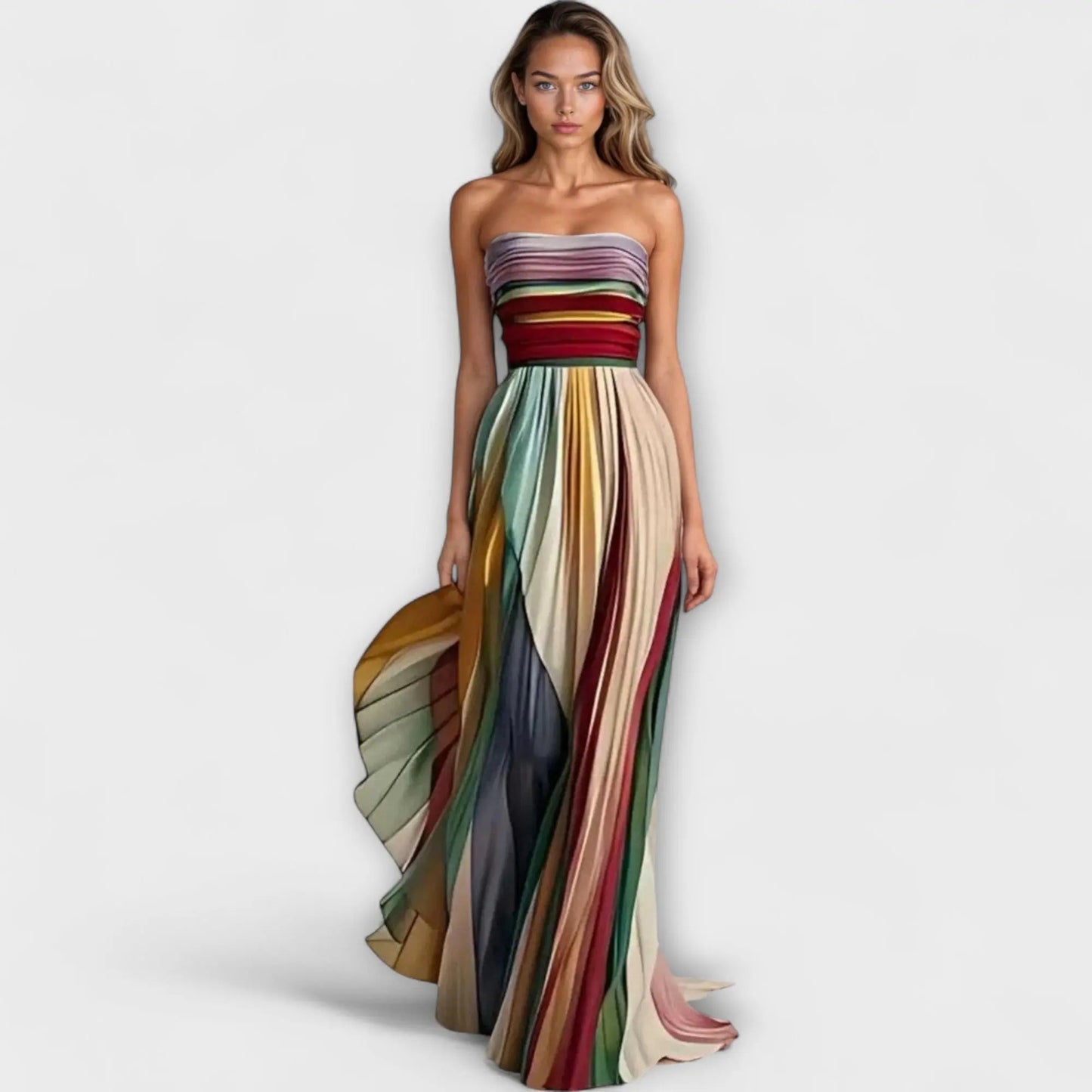 Flora - Colourful Sleeveless Dress