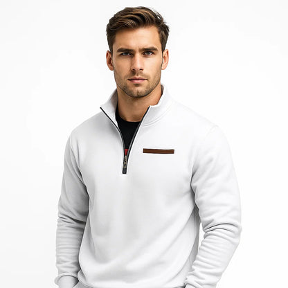 Men’s Zip-Neck Sweater | Relaxed