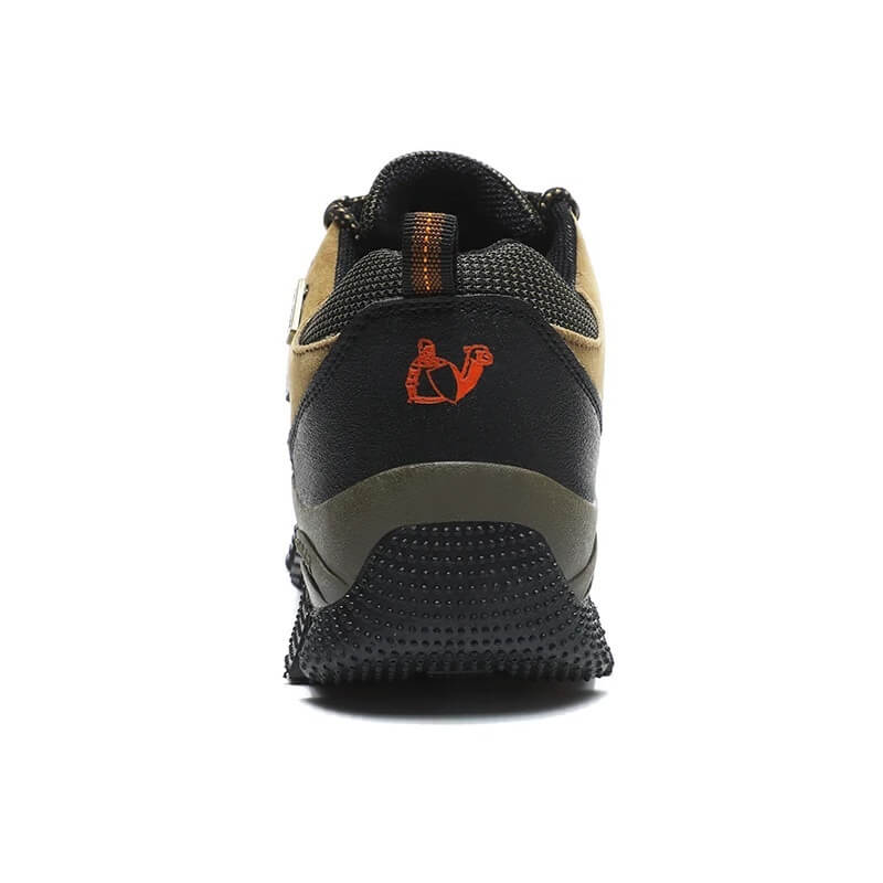Camel - Waterproof Leather Hiking Walking Shoes Brown