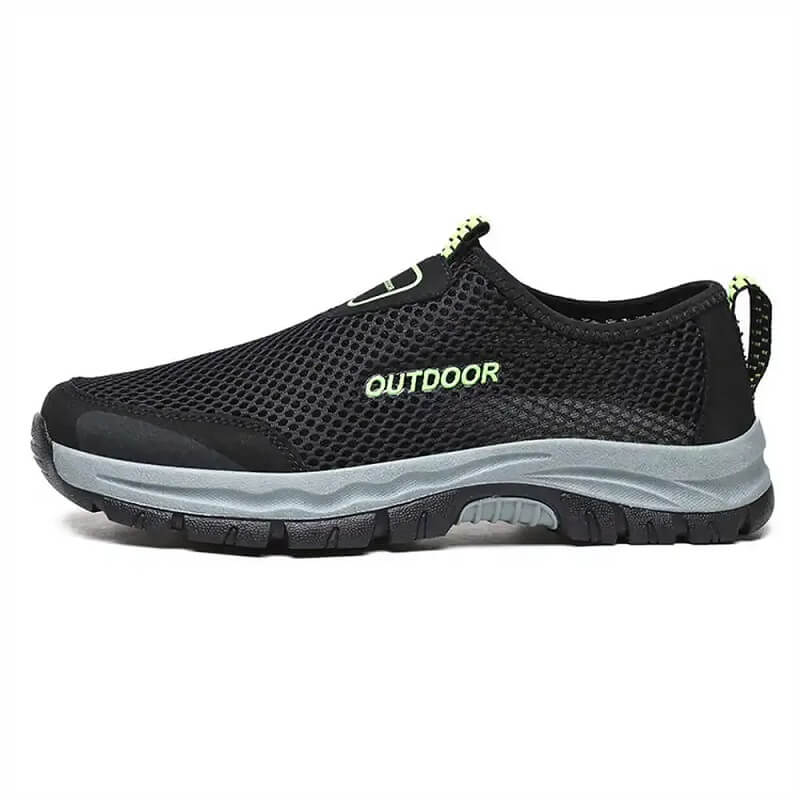 Stretch Slip-on - Orthopaedic Walking Shoes Black