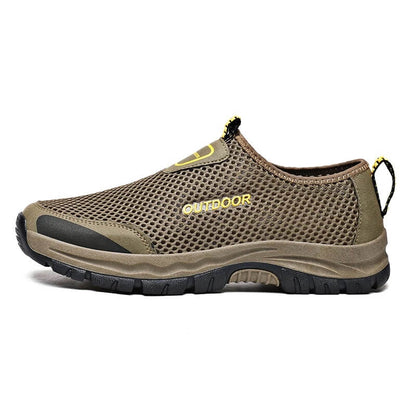 Stretch Slip-on - Orthopaedic Walking Shoes Brown
