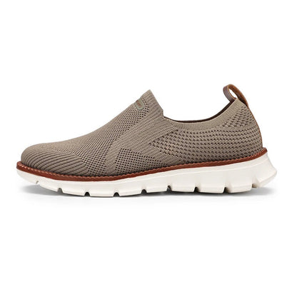 Knit Slip-on - Comfort Stretch Fit Breathable Shoes Brown