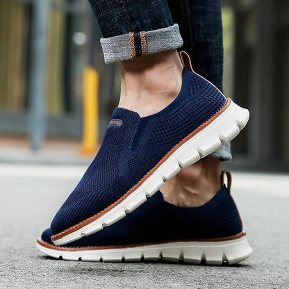 Knit Slip-on - Comfort Stretch Fit Breathable Shoes Blue