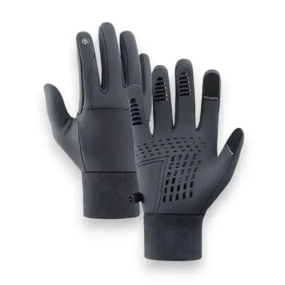 Warm Waterproof Bike Gloves with Touchscreen Fingers