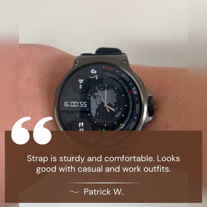 Titan Tough Smartwatch – 10-Day Battery, Call Alerts & 24/7 Health Tracking