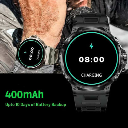 Titan Tough Smartwatch – 10-Day Battery, Call Alerts & 24/7 Health Tracking