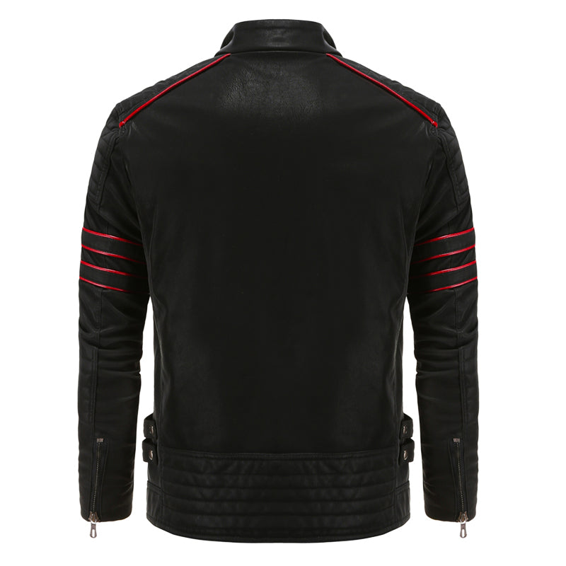Titanium Rogue Leather Jacket - Hugh