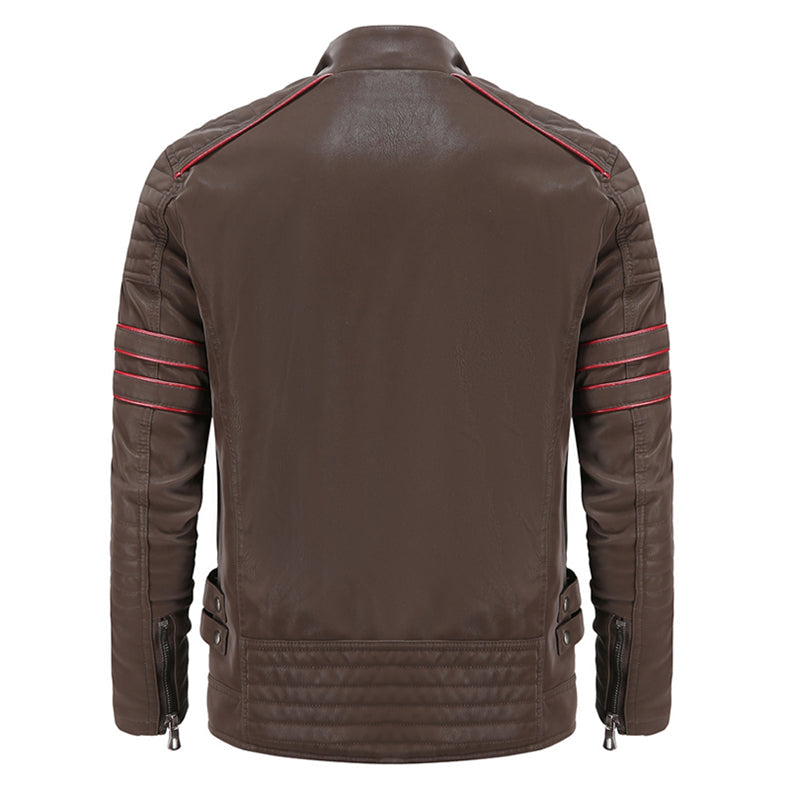 Titanium Rogue Leather Jacket - Hugh